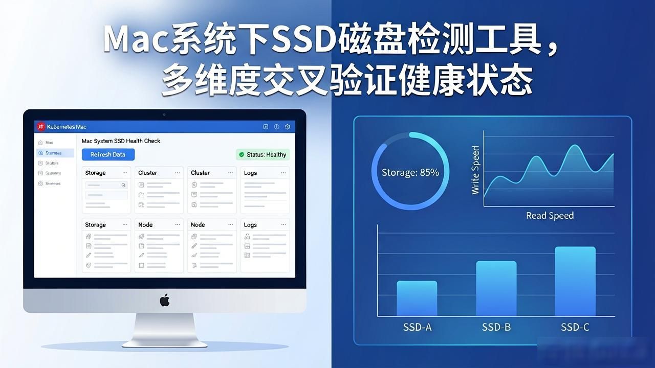 Mac系统下SSD磁盘检测工具，多维度交叉验证健康状态