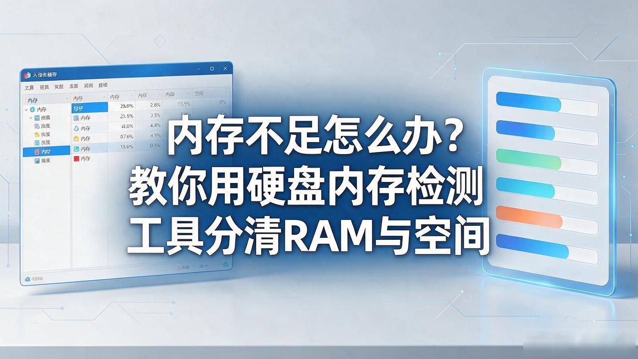 电脑内存不足怎么办_硬盘内存检测工具_运行内存不足如何解决
