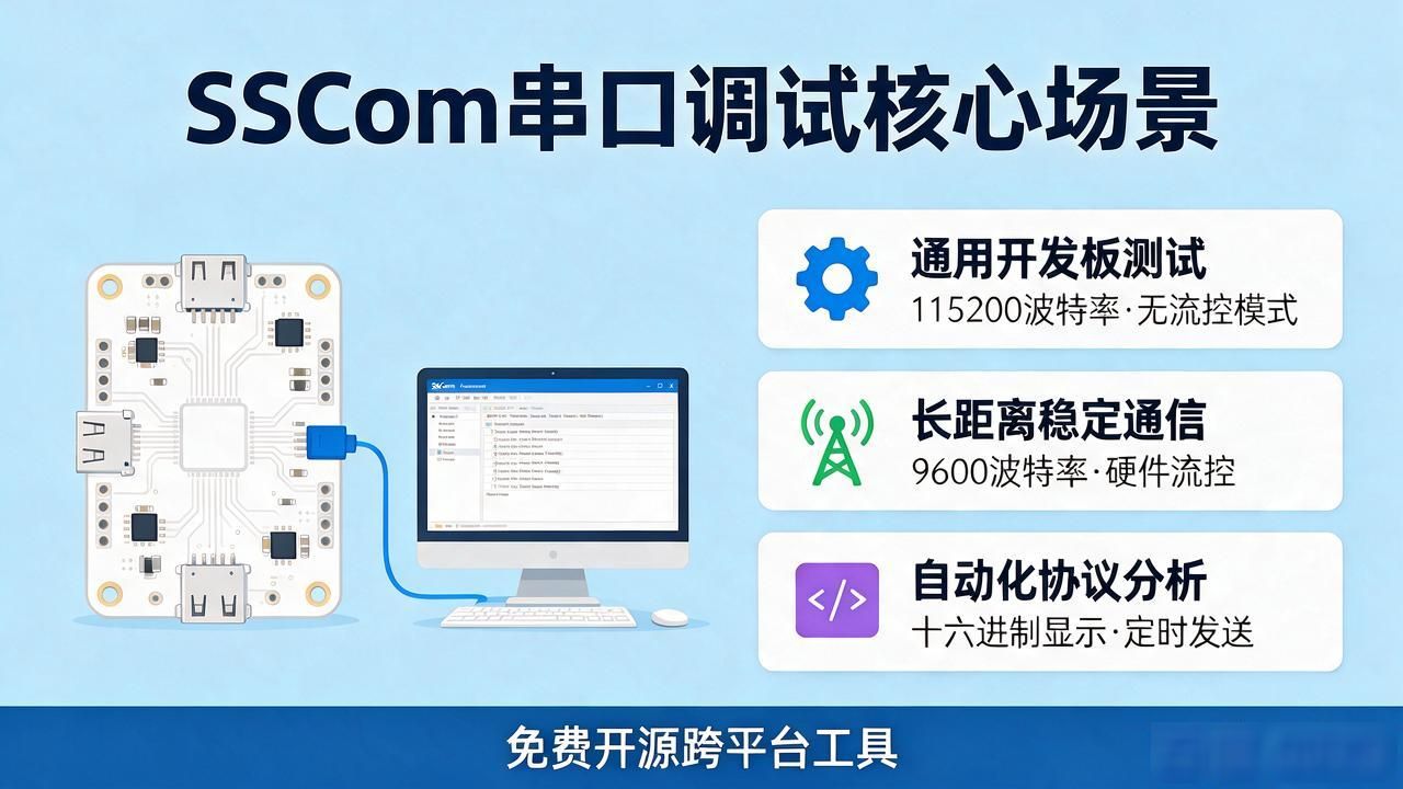 端口和波特率检测工具_SSCom串口调试工具 LinuxMac版本 跨平台串口调试助手