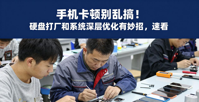 手机卡顿别乱搞！硬盘扩容和系统深层优化有妙招，速看