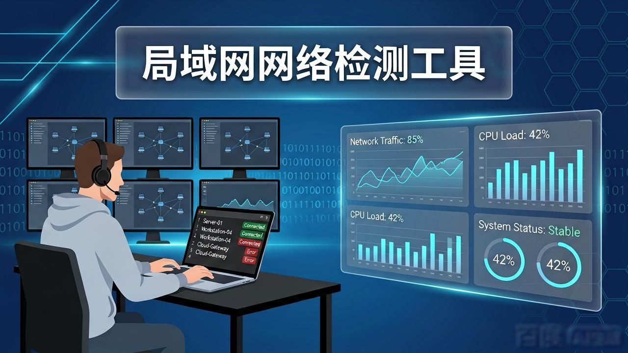 局域网网络检测工具，轻松摸清终端资产与上网行为