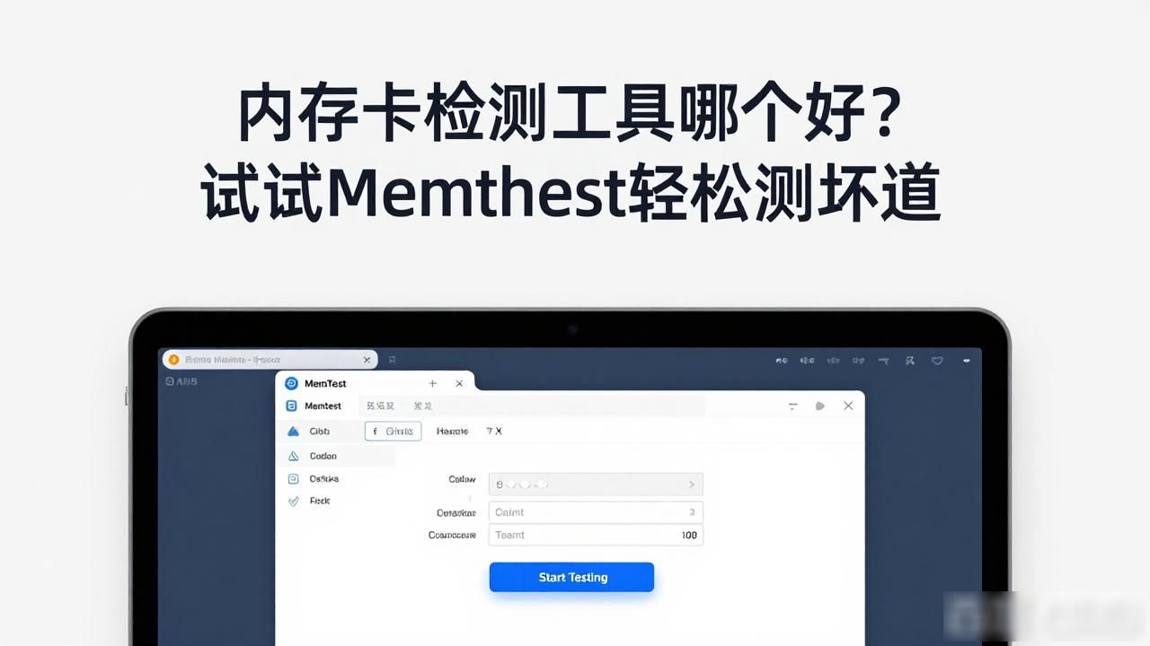 内存卡检测工具哪个好？试试Memtest轻松测坏道