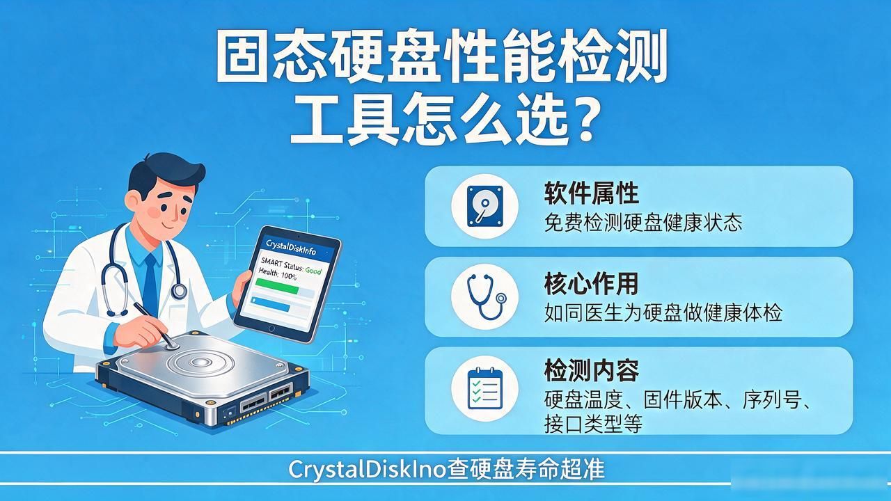 CrystalDiskInfo硬盘健康状态评估_固态硬盘性能检测工具_固态硬盘寿命检测工具