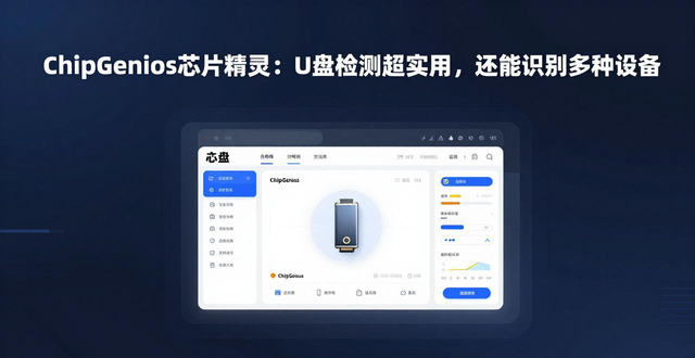 ChipGenius芯片精灵：U盘检测超实用，还能识别多种设备