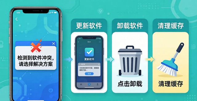更新软件版本解决冲突_手机软件冲突解决方案_手机软件冲突检测工具
