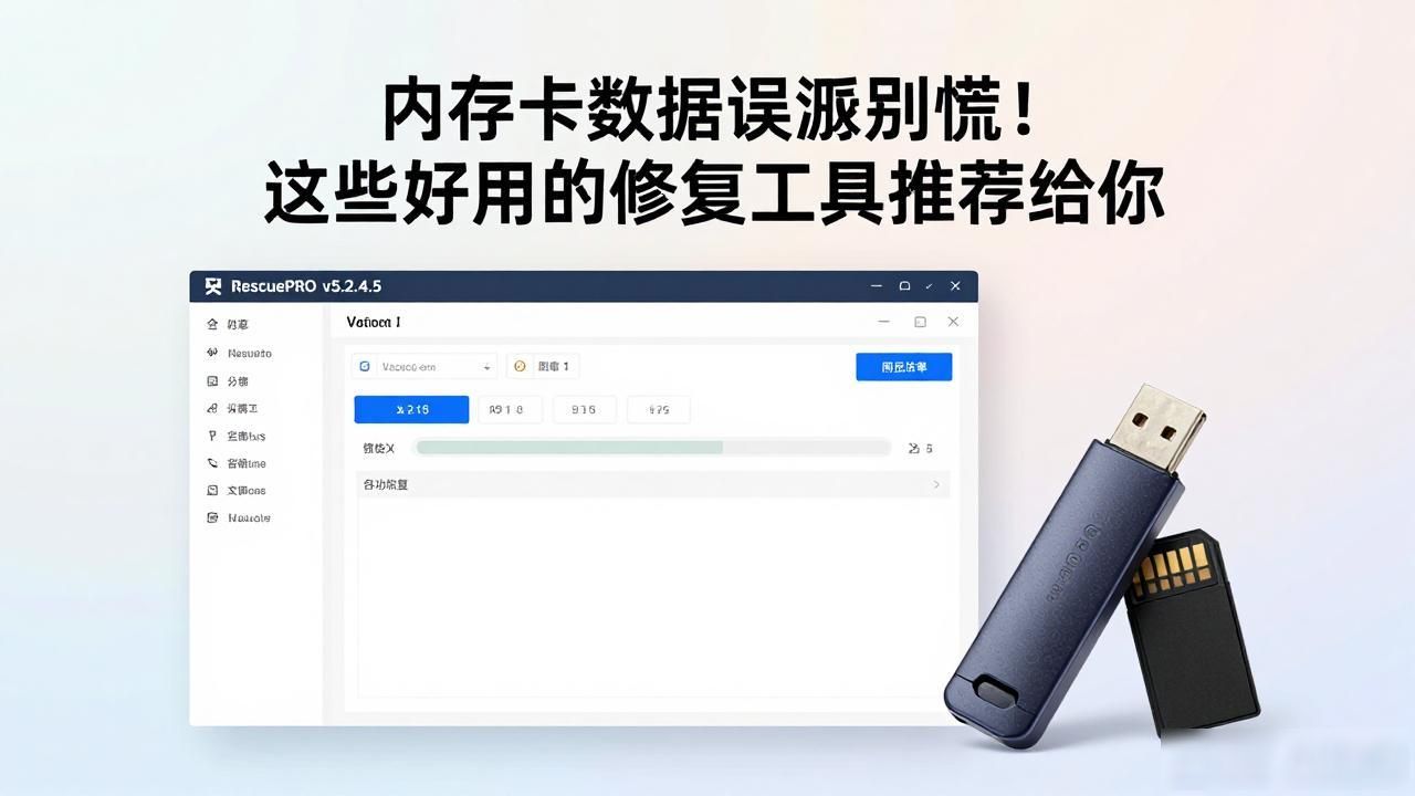 内存卡数据误删别慌！这些好用的修复工具推荐给你