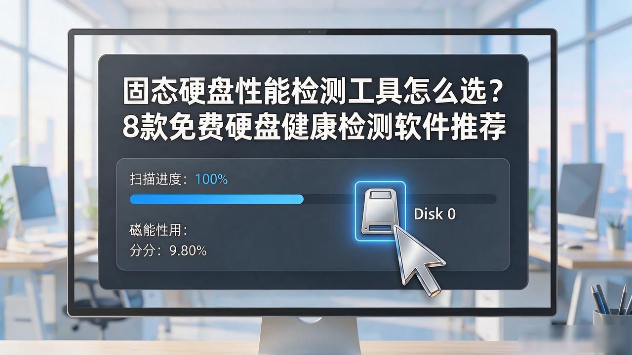 固态硬盘性能检测工具怎么选？8款免费硬盘健康检测软件推荐