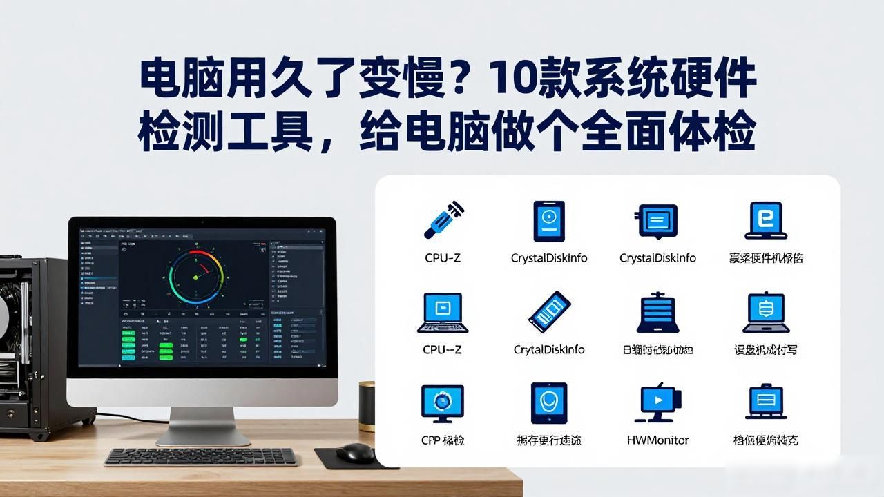 电脑用久了变慢？10款系统硬件检测工具，给电脑做个全面体检