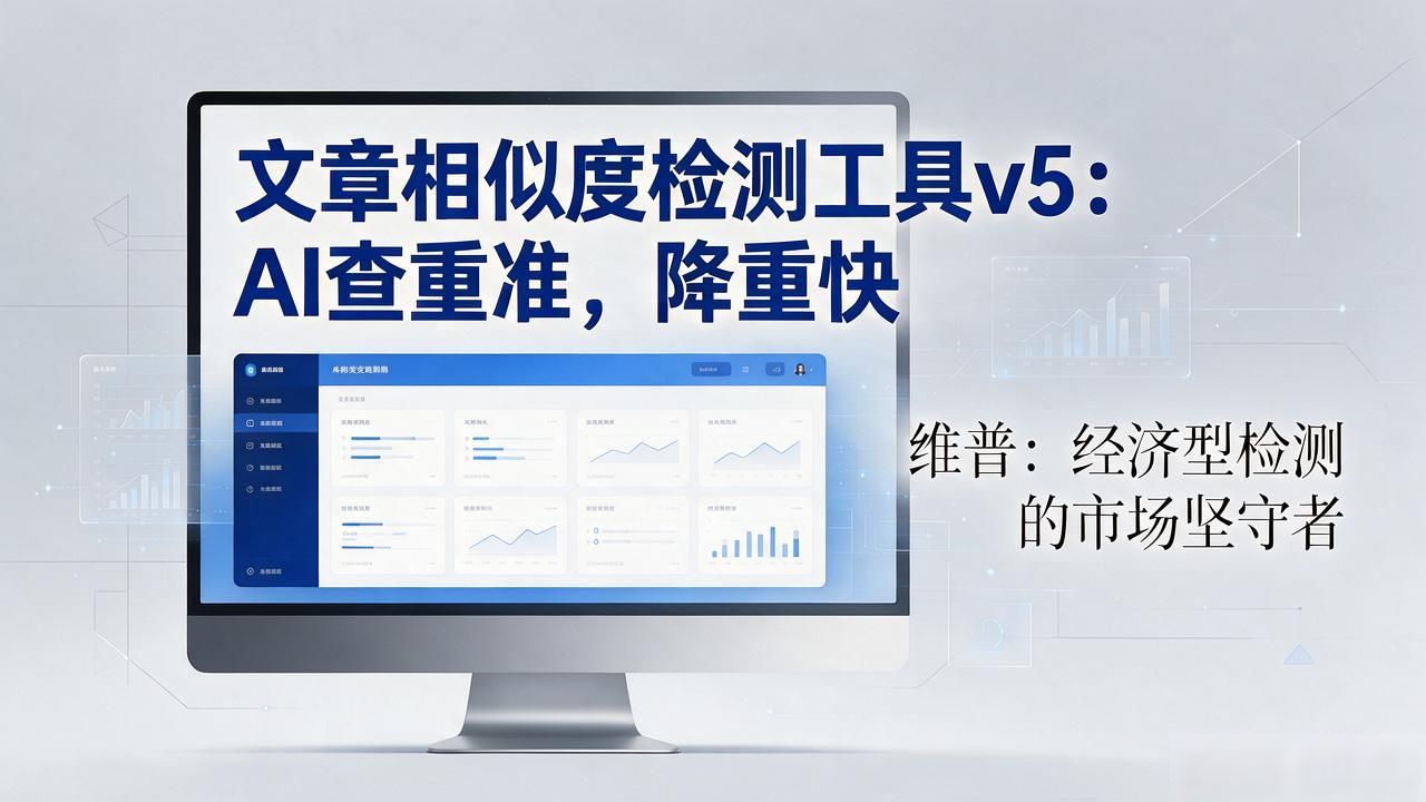 文章相似度检测工具v5_2026年查重AI内容检测市场分析_学术猹智能检测平台评测