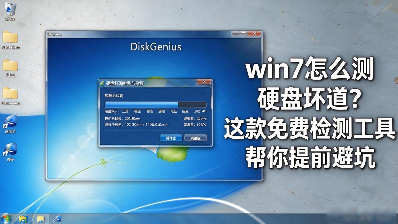 硬盘坏道修复_硬盘坏道检测工具 win7_DiskGenius硬盘修复工具