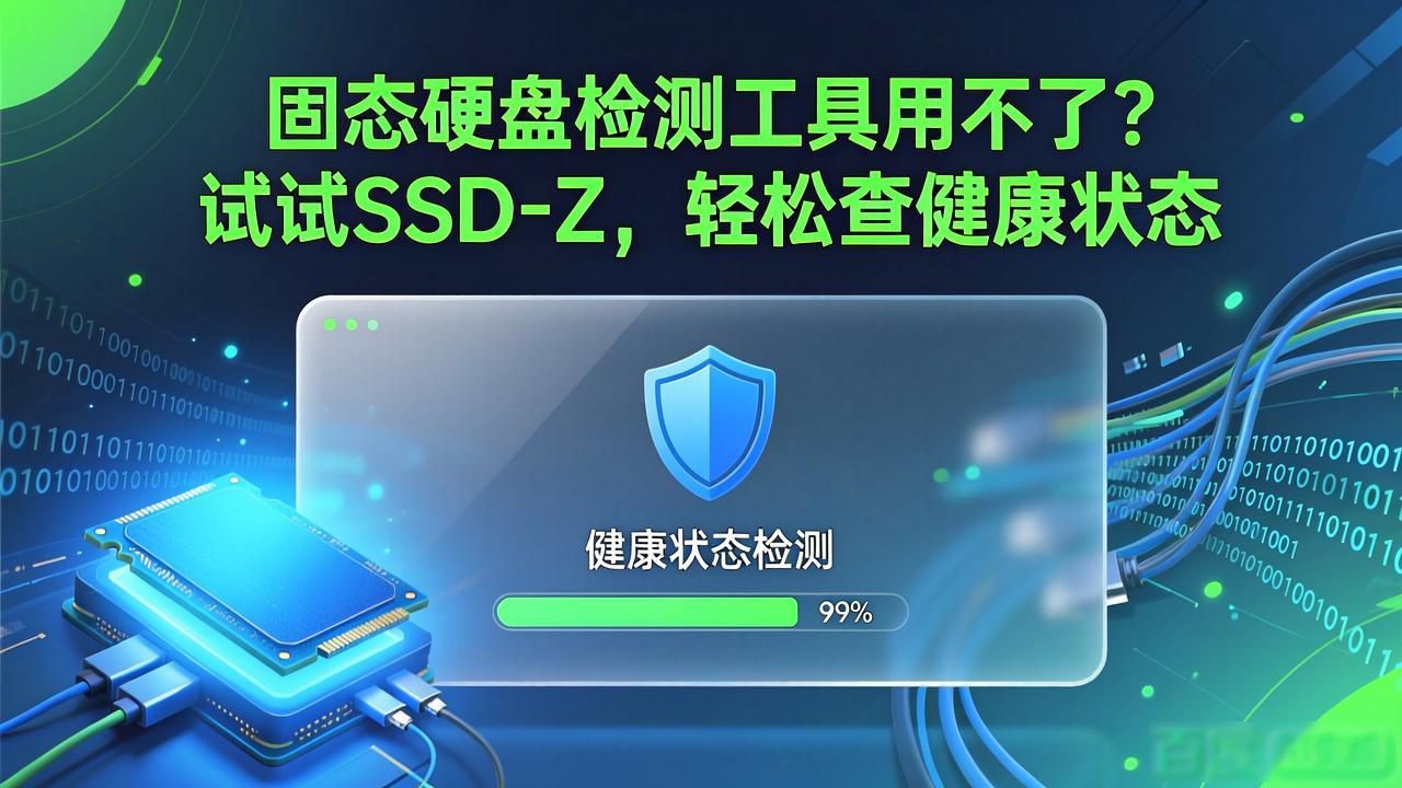 固态硬盘检测工具用不了？试试SSD-Z，轻松查健康状态