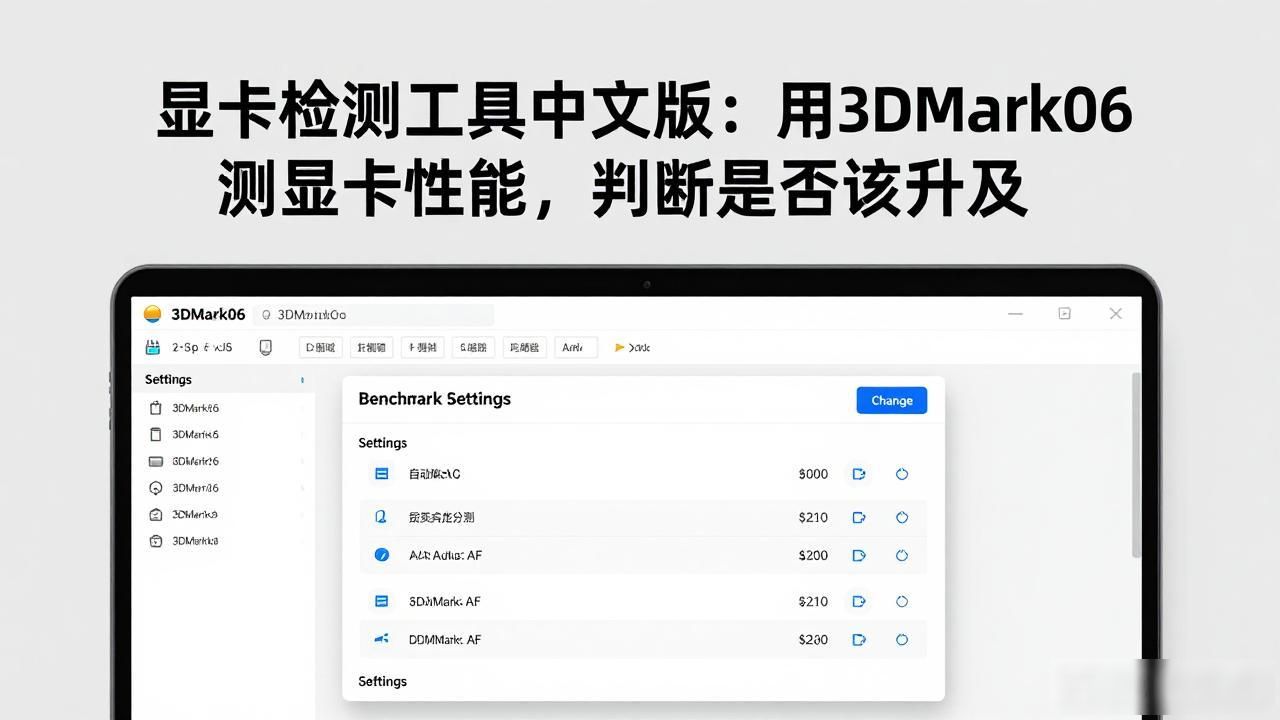 显卡检测工具中文版：用3DMark06测显卡性能，判断是否该升级
