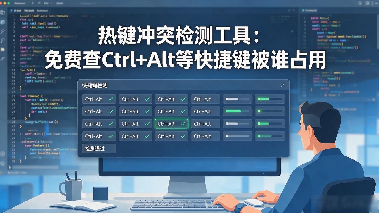 热键冲突检测工具_Hotkey Detective Windows热键冲突检测 开源热键冲突工具