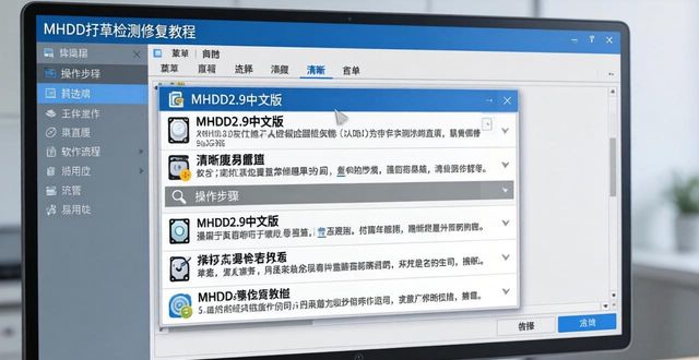 MHDD硬盘检测修复教程：手把手教你使用工具