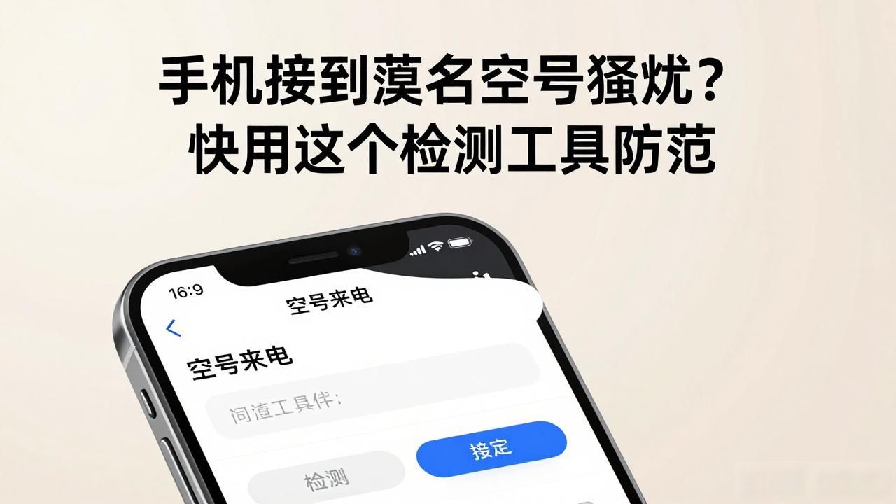 手机接到莫名空号骚扰？快用这个检测工具防范