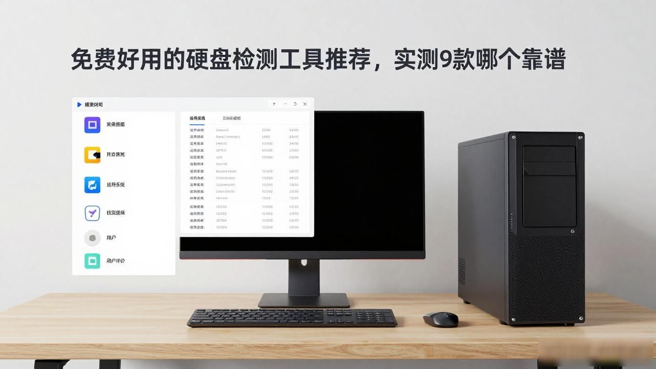 免费好用的硬盘检测工具推荐，实测9款哪个靠谱
