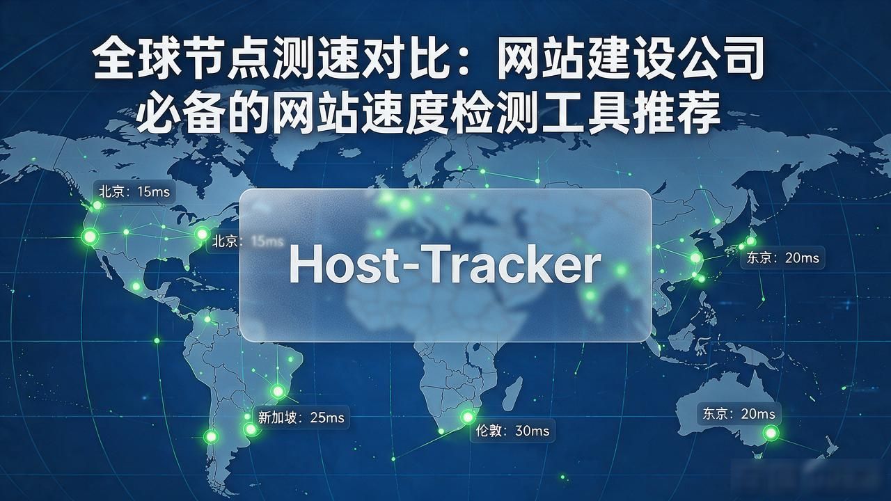 全球节点测速对比：网站建设公司必备的网站速度检测工具推荐