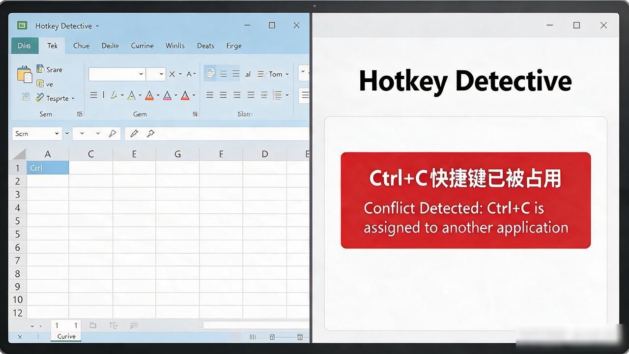 Hotkey Detective Windows热键冲突检测工具_热键冲突检测工具_Windows快捷键冲突解决方案