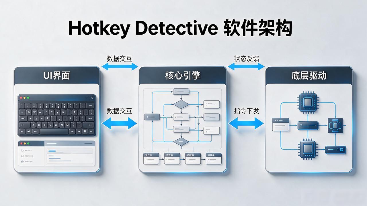 热键冲突检测工具：Hotkey Detective 查快捷键失效，5步搞定