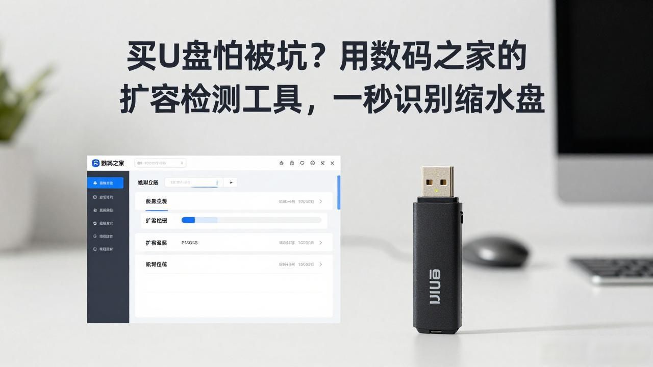 买U盘怕被坑？用数码之家的扩容检测工具，一秒识别缩水盘
