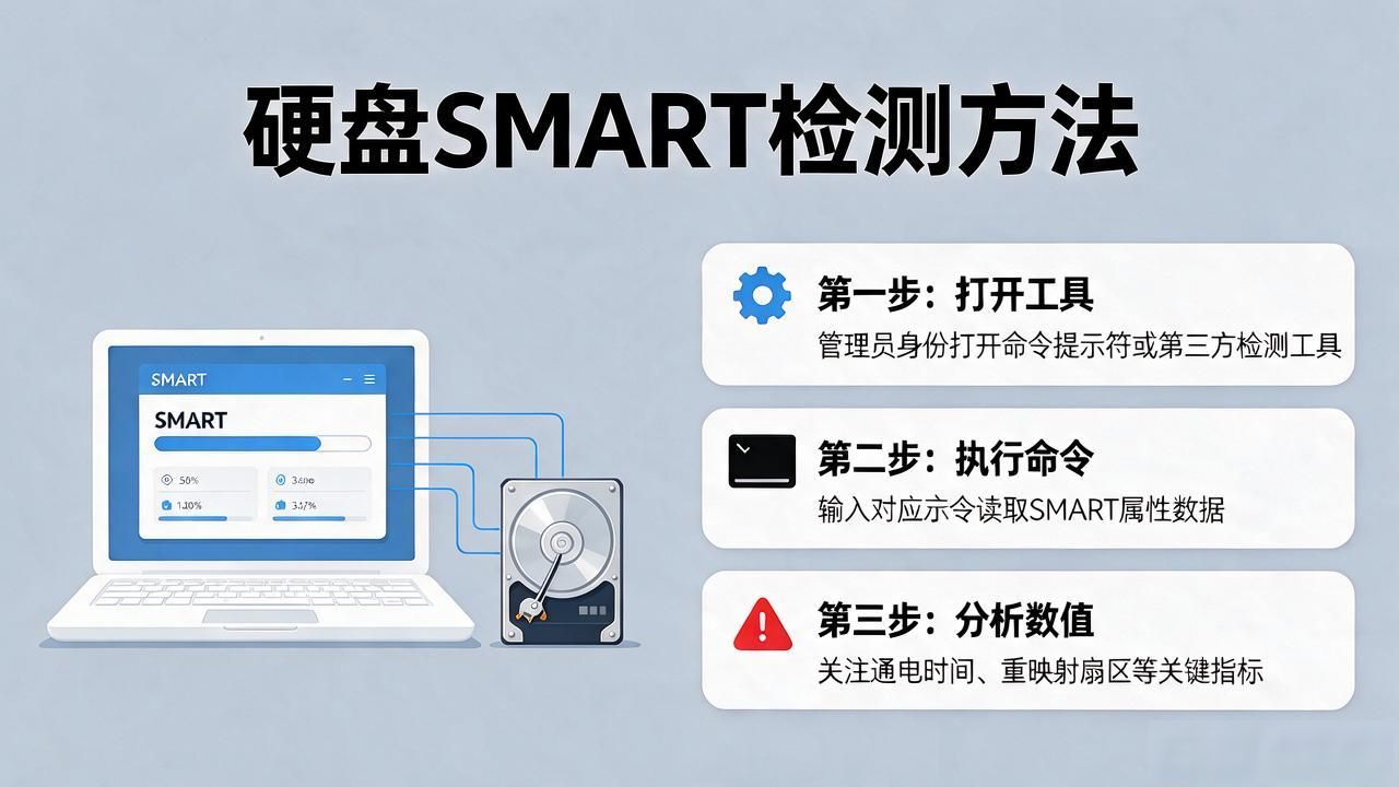 硬盘坏了？教你快速检测硬盘使用时间，判断电脑卡顿真凶