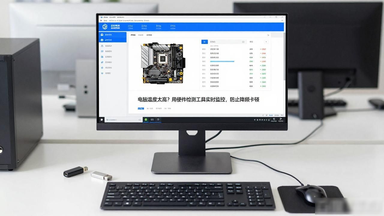 电脑温度太高？用硬件检测工具实时监控，防止降频卡顿