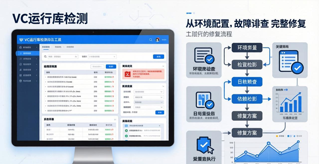 微软官方版一键下载安装_VC++运行库修复工具_vc运行库检测工具